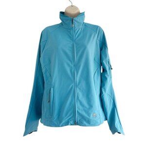 Mountain Hardwear  Women's Sz M Blue Lightweight Softshell Jacket